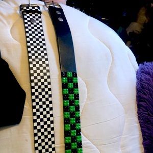Checkered belts